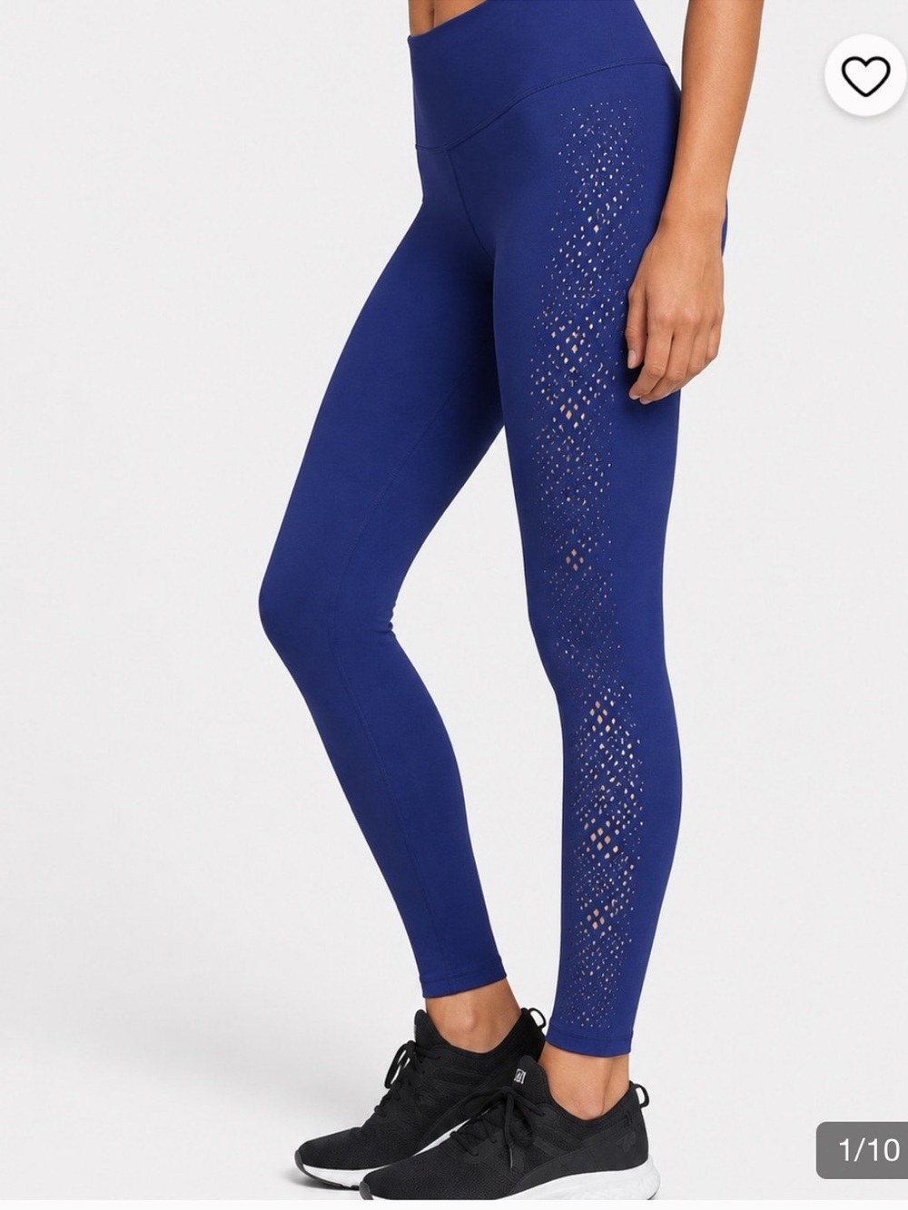 CALIA Power Sculpt High Rise Leggings Blue Size S BodySmooth Perforated - Picture 2 of 6